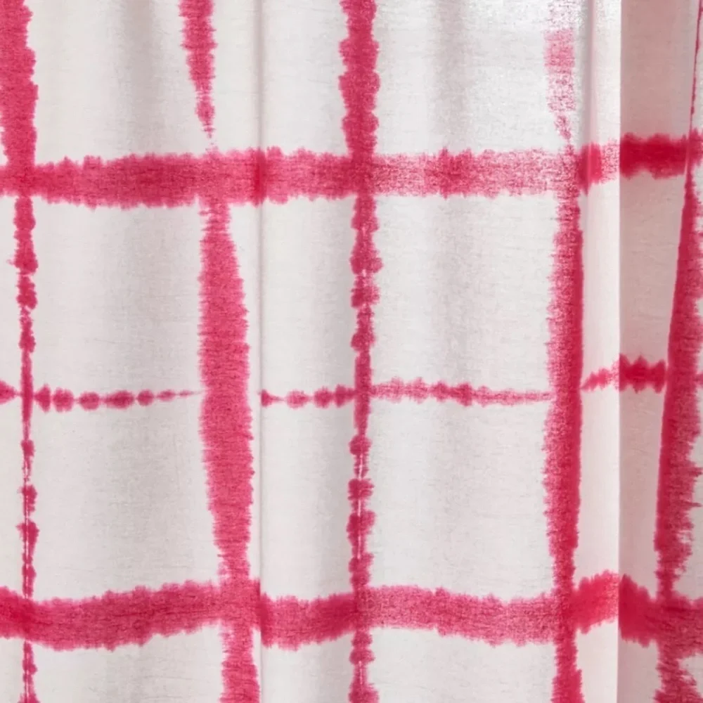 NWOT Urban Outfitters Libby Grid-Dye Shower Curtain